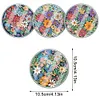 [Upgrade]4Pcs Acrylic Special Shape Flower DIY Waterproof Diamond Painting Coaster