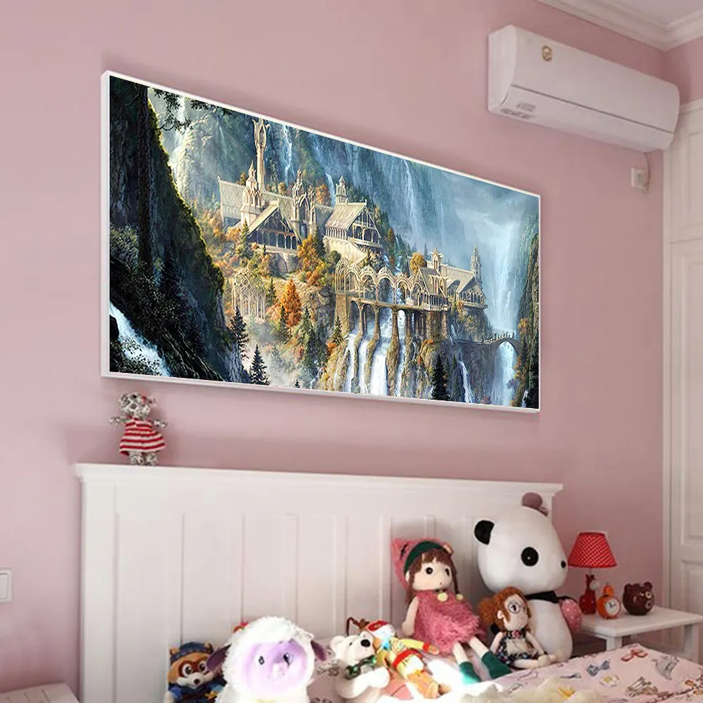 Diamond Painting - Full Square Drill - Mountain Attic(80*40cm)