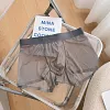 Ice Silk Seamless Ultra-thin Transparent Boxer Briefs
