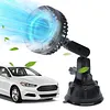 Suction Cup USB Car Fan 3 Speeds 360 Degree Rotatable Windshield Electric Fan