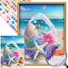 Beach - Round AB Drills Diamond Painting(35x45cm)