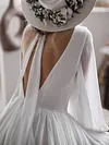 Solid Color Split-Joint Puff Sleeves Bohemian Maxi Dress