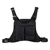 Sports Chest Bag Adjustable Shoulder Strap Front Running Vest Bag for Men Women