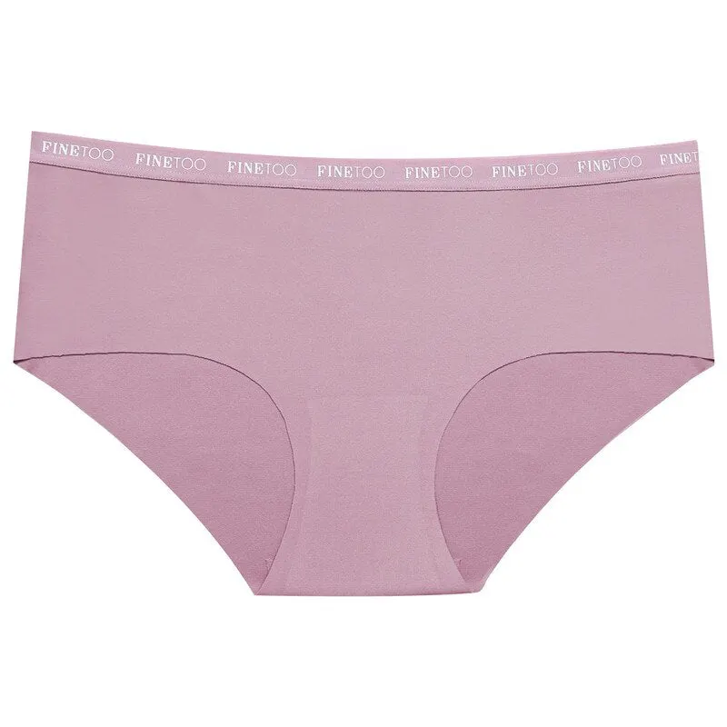 FINETOO Seamless Panties Women Rose Printing Underwear Fashion Letter Panty Ladies Briefs Underpants S-XL Female Briefs Lingerie