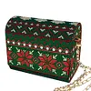 DIY Diamond Art Wooden Diamond Painting Crystal Rhinestone Purse Bag Shoulde Crossbag Kits