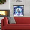 >SALE<5D DIY Full Round Drill Diamond Painting Owl Kit Home Decor Art Craft 40x40cm