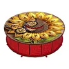 DIY Wooden Diamond Art Painting Storage Box Kit with Rotate Lid Diamond Art Painting Holder Box for Adults Beginners Home Office Decor