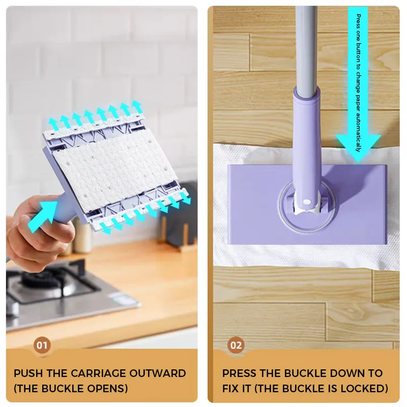 SAKER&reg; Automatic Cloth Changing Mini Mop