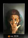 3D Decorative Paint of Light Guide Transformation Eren Yeager with LED - Attack On Titan Decorative Painting - Mystical Art Studios