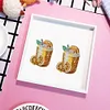 DIY Special Shape Diamond Art Fridge Magnets Sticker Kit(Lemon Tea)
