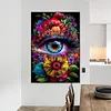 Eye Of  The Flower - Round Drill Diamond Painting - 50*70CM - Large Size