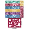 (US Local)30 Pieces Drawing Stencils Tool Set Drawing Templates for Drawing and Painting