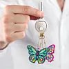 2PCS/SET 5D DIY Diamond Painting Double-side Special Drills Keychain Slap Luminous Kits