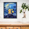 Pikachu-11CT Stamped Cross Stitch 40*50cm/15.75*19.69in