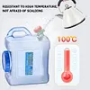 8L Water Container No Leakage Portable Camping Water Jug with Spigot Water Tank