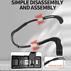 Ear Clip Headlamp Rechargeable LED Headlight with Motion Sensor Head Flashlight