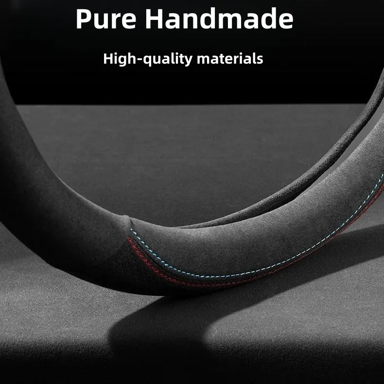 Car cold and antifreeze suede steering wheel cover