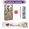 Diamond Painting-DIY Crystal Rhinestone Pearl and Gold Queen(40x70cm)
