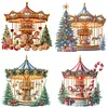 (US Local)4Pack Carousel-Special Shaped Diamond Painting Kit(30x30cm)