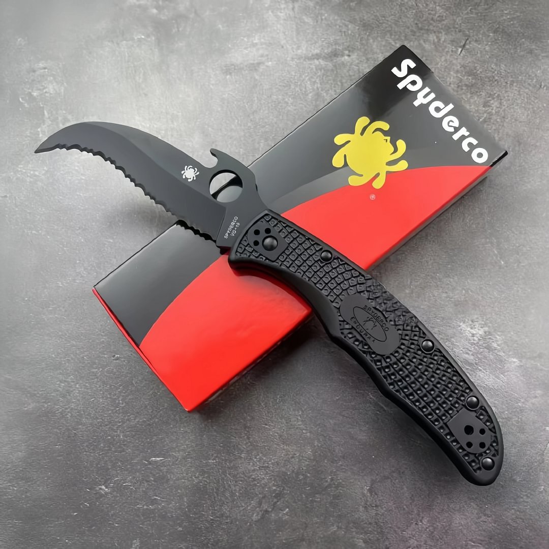 C12 Folding Knife Abs Handle Outdoor Camping Pocket Knife D2 Steel Camping Fruit Knife