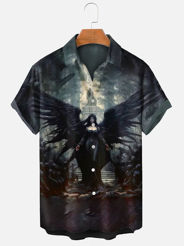 Men's Grim Reaper Halloween Shirt