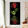 【Limited Stock Sale】Rose-9CT Stamped Cross Stitch Bead Embroidery 31*77cm