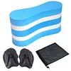 Swim Training Pull Buoy Adjustable Strap Hand Paddles 5-Layer Pull Buoy for Pool