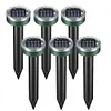 Solar Gopher Repellent Scarer Ultrasonic Vibration Repeller for Outdoor Garden