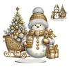 Acrylic Special Shaped Double Sided Effect Christmas Theme Desktop Diamond Art Kit