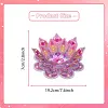 DIY Lotus Flower Diamond Painting Candle Holder Acrylic Three-Dimensional Aromatherapy Rack Home Decor Gift