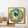 Diamond Painting-DIY Crystal Rhinestone Cat
