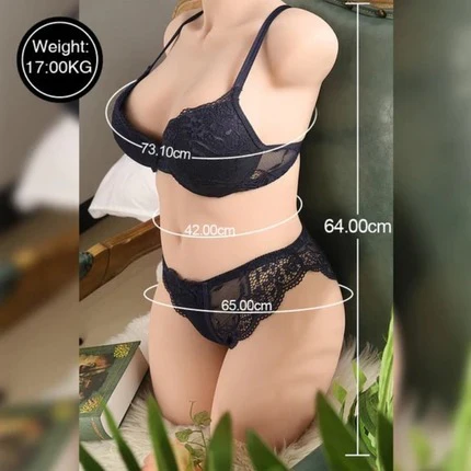 XPORNTOY-37.5 lbs Brandi Buxom Beauty Torso Realistic Sex Doll 