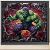 Hulk Wall Marvel-Full Round Diamond Painting 40*35CM