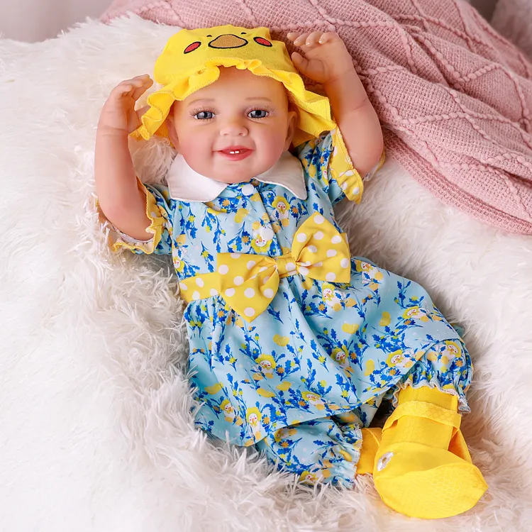 Babeside Smiling Reborn Baby Leen 20'' Little Infant Girl Best Gift for Kids