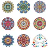 DIY Acrylic Diamond Painting Special-Shaped Drill Point Drill Coaster Set