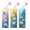 DIY 3Pcs Flowers-Diamond Painting Bookmark