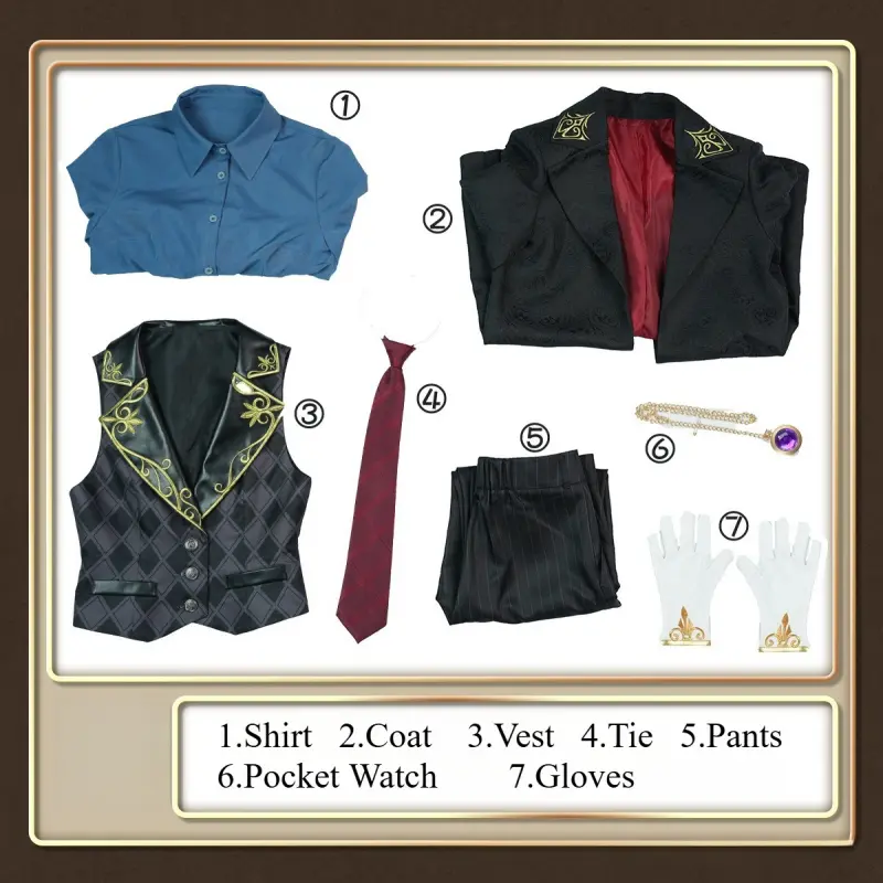 [Wetrose] Pre-Order Identity V Embalmer Trickster Aesop Carl Game Outfit Cosplay Costume
