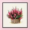 Flower-11CT Stamped Cross Stitch Kit(37*37cm)