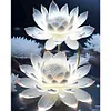 Lotus-14CT Stamped Cross Stitch 40*50cm/15.75*19.69in