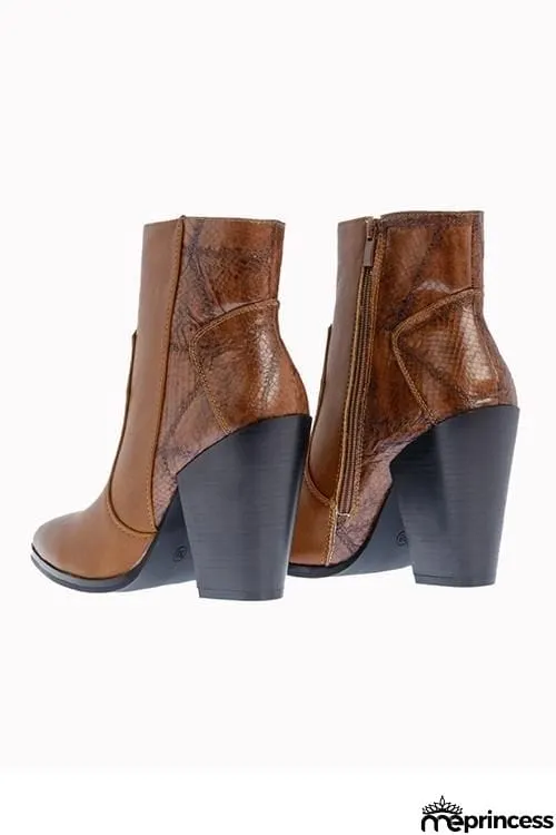 High Heel Pointed Toe Boots