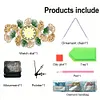 DIY Diamond Painting Special Shaped Art Clock Kits(Flower)