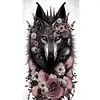 5D DIY Full Round Drill Diamond Painting Wolf Kit Art Home Decoration (NH3249)