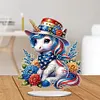 >SALE<PET Double Sided Special Shaped Horse Diamond Painting Desktop Decor for Adults