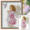 Angel Of Peace-14CT Stamped Cross Stitch 23*31cm/9.06*12.2in