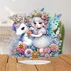 Acrylic White Horse Elf - 5D DIY Craft Ornament