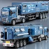 Extended alloy RV toy car simulation luxury camping off-road vehicle truck