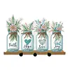 Acrylic Vase Bouquet Diamond Art Hanging Hooks A Row of 3 Hooks DIY Crafts Decor Kit