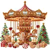 (US Local)4Pack Carousel-Special Shaped Diamond Painting Kit(30x30cm)