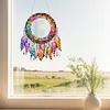 (US Local) DIY Tree Of Life Dream Catcher Hanging Mirror Diamond Art Kits for Wall
