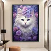 Cat Flower - 11CT Stamped Cross Stitch 40*60cm